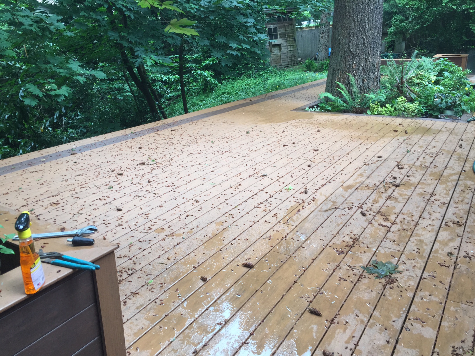 professional deck cleaner before professional deck cleaner before | DeckMax®